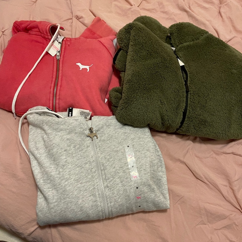 Pink sweaters